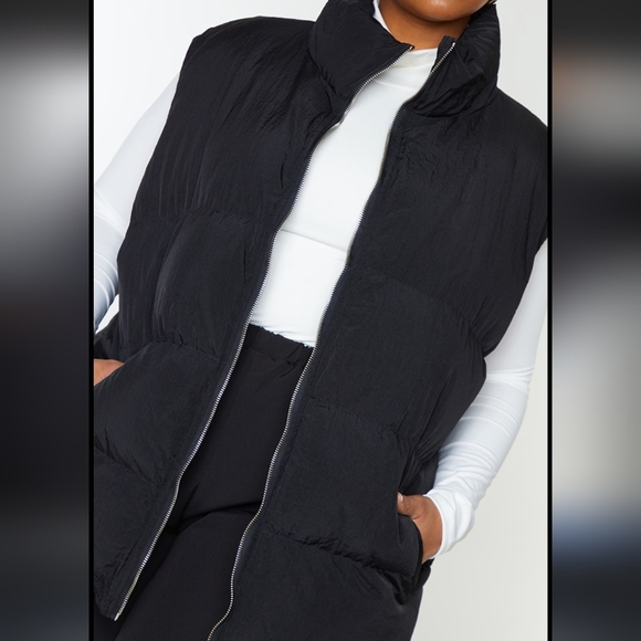 NWT plus nylon padded oversized puffer vest size XXL (20) - Picture 1 of 4
